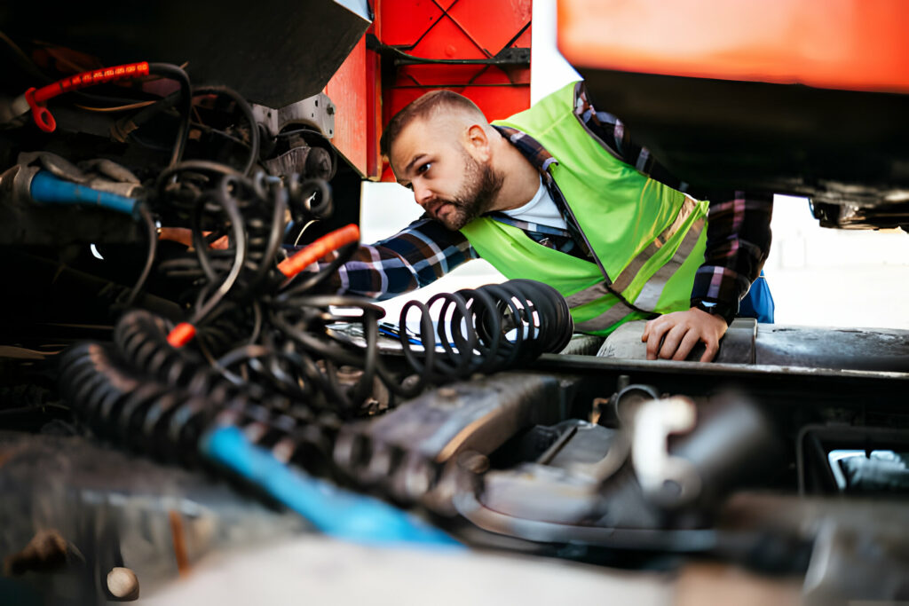 preventive maintenance for heavy equipment truck